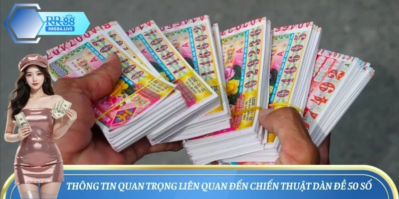 Thông tin quan trọng liên quan đến chiến thuật dàn đề 50 số